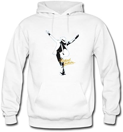 Hayden Creagh Mens Cartoon Michael Jackson White hoodies Size XXXL