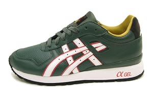 Asics - Mens Gt-Ii Sportstyle Shoes, Size: 9.5 D(M) US Mens, Color: Dark Green/White