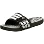 adidas Women's Calissage Sandal,Black/Silver/White,8 M