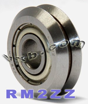 RM2ZZ 3/8 V Groove Guide Bearing Shielded Ball Bearings