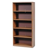 41LqVLVJ8HL. SL160  Value Mate 5 Shelf Bookcase   Oak