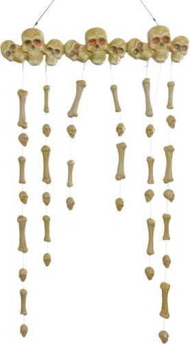 Animated Hanging Bones Doorway Halloween Prop