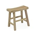 Ready-to-Finish Saddle Seat Stool- 18"
