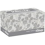 Kleenex Hand Towels with Premium Absorbency Pockets (01701), Hygienic Countertop Pop-Up Box, White, 120 Sheets / Carton, 18 Cartons / Case