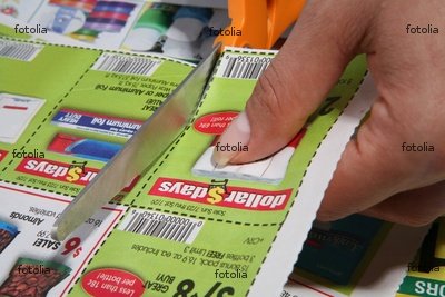 'Cutting Coupons' Wall Decal - 18
