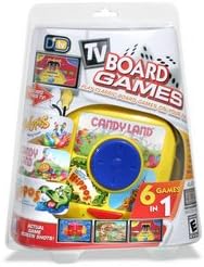 6-in-1 Plug 'N Play Games: Candyland, Silly 6 Pins, Hungry Hippo, Mat'em, Mixin Pics & Checkers
