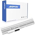 AGPtek 5200mAh 6 Cells Battery For MSI Wind U90 U90X U100 4211series BTY-S11 BTY-S12 3715A-MS6837D1 14L-MS6837D1 6317A-RTL8187SE TX2-RTL8187SE series Laptop come wtih an Insurance