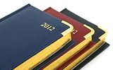 premium quality pocket diary 2012 day to a page A7 hard back case bound metal corner