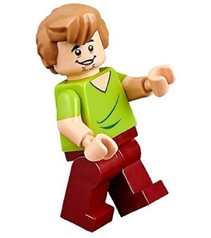 Lego Scooby-Doo Minifigure - Shaggy with Open Mouth Grin