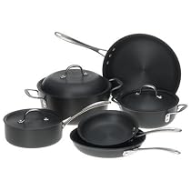 Calphalon Commercial 9-Piece Hard-Anodized Cookware Set
