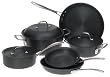 Calphalon DS9DC Commercial 9-Piece Hard-Anodized Cookware Set