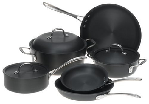 Calphalon DS9DC Commercial 9-Piece Hard-Anodized Cookware Set product image