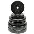 60 Kg Hantelscheiben Set Kunststoff ummantelt 30/31mm