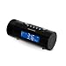 Magnasonic MAG-MM178K AM/FM Projection Clock Radio with Dual Alarm, Auto Time Set/Restore, Motion Activated Snooze, Temperature Display and Battery Backup