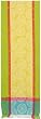 Hand Woven Elegant Jacquard 100% Cotton Dandelion Yellow Table Runners 12x72 Inches Set of Two