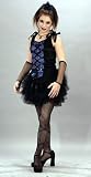 Girls Goth Ballerina Costume