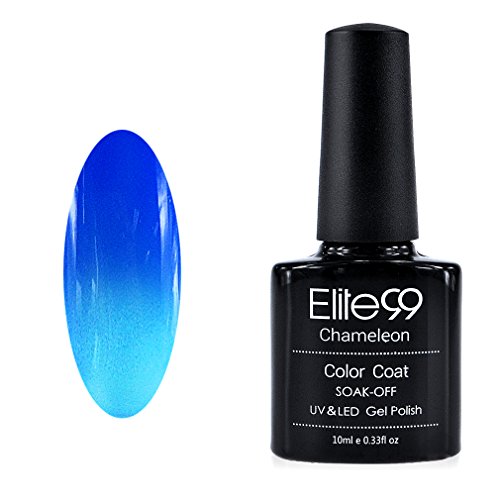 Chameleon Temperature Changing Colour Nail Lacquers Soak Off UV LED Gel Polish Strong Blue - Azure Blue Chameleon Temperature Changing Colour Nail Lacquers Soak Off UV LED Gel Polish Strong Blue - Azure Blue