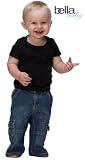 Bella Infant 100% Cotton 5.8 oz T-Shirt w/lapped shoulders