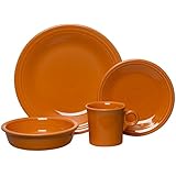 Fiesta 4-Piece Place Setting, Tangerine