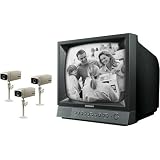 Samsung SMO-120S 12 Monitor Home Security System with 3 Cameras