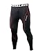 [NovaLava] Mens Womens Compression Tights Under Leggings Base Layer Pants B/R L
