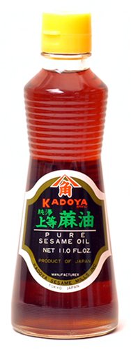 Kadoya Pure Sesame Oil, 11-Ounce Bottle (Pack of 3)