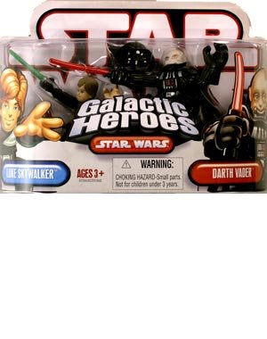 41LqrcKhe2L Star Wars Galactic Heroes Luke Skywalker & Darth Vader