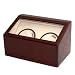 Double Watch Winder For 2 Automatic Watch with Built in IC Program Runs Battery or AC by Tech Swiss