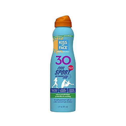Kiss My Face Cool Sport Mineral Lotion Spray Sunscreen SPF 30 Kiss My Face Cool Sport Mineral Lotion Spray Sunscreen SPF 30