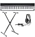 Casio Privia PX-130 Digital Piano Bundle with Stand and Headphones