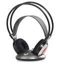 Wireless Cordless TV PC MP3 Computer Headphones-Frisby FHP301W - Great value, works from 30 ft distance, compatible with any TV (plasma LCD RCA etc, or PC, or MP3 CD DVD Player).