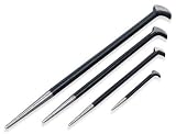 Solid Steel Pry Bar Set - 4 Pieces