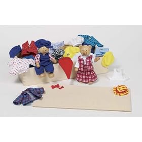 Goki - 51914 - Costumes - Coffret � V�tements pour Our - 2 Ours et 8 Tenues