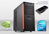 ONE Gamer-PC Core i5-760, 4x2,80Ghz (Quadcore), 4 GB DDR3-RAM, 1000GB HDD SATA2, DVD-Brenner, 1024MB NVIDIA Geforce GTX465, 7.1 Sound, GigaBit-LAN, HDMI, DVI