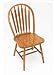 Solid Wood Windsor Arrow Back Chair - Single (Heritage Oak) (38H x 19W x 20D)