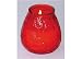 6 x Boxed Lowboy Candles 75 Hour Burn Time, Red Glass