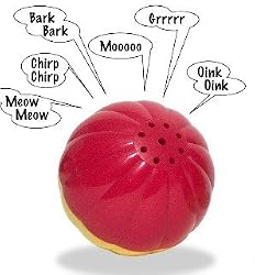 Pet Qwerks ABB1 Animal Babble Ball 3 1/8 in Large