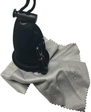 IvySkin SmartFiber Microfiber Cleaning Cloth with Pouch - for All LCD Screens, Tablets, Lenses &amp; Other Delicate Surfaces, Large (6" L x 6" W)