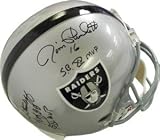 Jim Plunkett Autographed/Hand Signed Oakland Raiders Full Size Replica Helmet SBMVP Autographed/Hand
