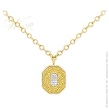 WILLOW GOLD: *MABANA YELLOW SAPPHIRE BAGUA TAG*