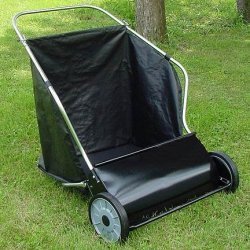 Childrens Toyshop  Outdoor Living : 26" Push Lawn Sweeper (Black) (42"H x 26"W x 36"D)
