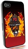Custom Fire Fighter Helmet I-Phone 4 & 4S Case from Redeye Laserworks I-phone Cases
