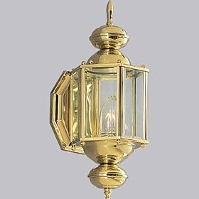 Progress Lighting Prairie Outdoor Outdoor Wall Lantern P5757-10 Brushed Nickel by Progress Lighting