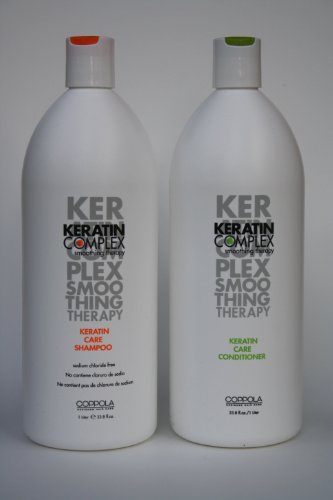 protein in shampoo Discount KERATIN Complex Care Shampo & Conditioner 33.8 DUO