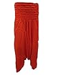 Harem Pants Red Boho Hippy Chic Indie Alladin Pant Yoga Capri