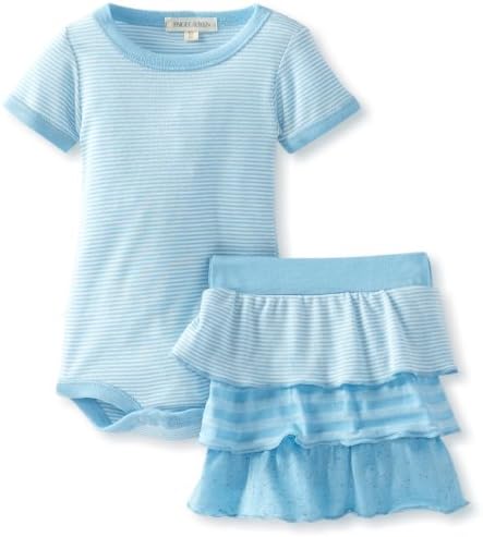 PAIGELAUREN  Baby-Girls Newborn Body Suit and Skirt, Berry, New Born