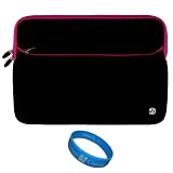 SumacLife Neoprene Laptop Sleeve Covers for Apple Macbook Pro / Apple Macbook Air 11, 13, 15, and 17 inch Notebook / Laptop (fits all Models) (Numerous Sizes and Colours Accessible) + SumacLife TM Wisdom Courage Wristband