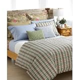Ralph Lauren Boathouse King Duvet Madras Plaid