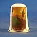 Porcelain China Collectable Thimble - Travel Poster Series Venice -- Free Gift Box