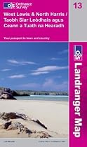 West Lewis and North Harris (OS Landranger Map)